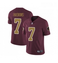 Mens Washington Redskins 7 Dwayne Haskins Burgundy Red Gold Number Alternate 80TH Anniversary Vapor Untouchable Limited Player Football Jersey Mens Washington Redskins 7 Dwayne Haskins Burgundy Red Gold Number Alternate 80TH Anniversary Vapor Untouchable Limited Player Football Jersey