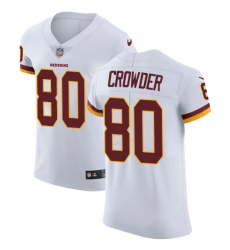 Nike Redskins #80 Jamison Crowder White Mens Stitched NFL Vapor Untouchable Elite Jersey Nike Redskins #80 Jamison Crowder White Mens Stitched NFL Vapor Untouchable Elite Jersey