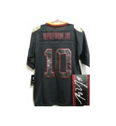 Nike Washington Redskins 10 Robert Griffin III Black Elite Light Out Signed NFL Jersey Nike Washington Redskins 10 Robert Griffin III Black Elite Light Out Signed NFL Jersey