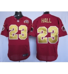 Nike Washington Redskins 23 DeAngelo Hall Red Elite Gold Number NFL Jersey Nike Washington Redskins 23 DeAngelo Hall Red Elite Gold Number NFL Jersey