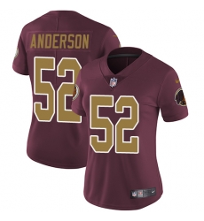 Nike Redskins #52 Ryan Anderson Burgundy Red Alternate Womens Stitched NFL Vapor Untouchable Limited Jersey Nike Redskins #52 Ryan Anderson Burgundy Red Alternate Womens Stitched NFL Vapor Untouchable Limited Jersey