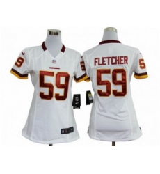Nike Women NFL Washington Redskins #59 London Fletcher White Jerseys Nike Women NFL Washington Redskins #59 London Fletcher White Jerseys