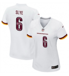 Women Washington Commanders 6 Joey Slye White Stitched Jersey Run Small Women Washington Commanders 6 Joey Slye White Stitched Jersey Run Small