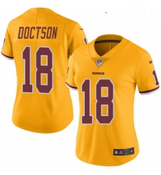 Womens Nike Washington Redskins 18 Josh Doctson Limited Gold Rush Vapor Untouchable NFL Jersey Womens Nike Washington Redskins 18 Josh Doctson Limited Gold Rush Vapor Untouchable NFL Jersey