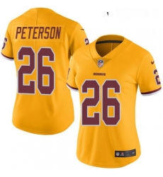 Womens Nike Washington Redskins 26 Adrian Peterson Limited Gold Rush Vapor Untouchable NFL Jersey Womens Nike Washington Redskins 26 Adrian Peterson Limited Gold Rush Vapor Untouchable NFL Jersey