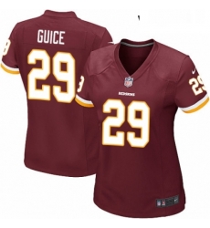 Womens Nike Washington Redskins 29 Derrius Guice Game Burgundy Red Team Color NFL Jersey Womens Nike Washington Redskins 29 Derrius Guice Game Burgundy Red Team Color NFL Jersey
