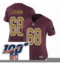 Womens Nike Washington Redskins 68 Russ Grimm Burgundy RedGold Number Alternate 80TH Anniversary Vapor Untouchable Limited Stitched 100th anniversary Neck Womens Nike Washington Redskins 68 Russ Grimm Burgundy RedGold Number Alternate 80TH Anniversary Vapor Untouchable Limited Stitched 100th anniversary Neck