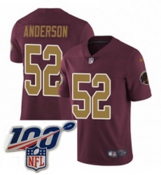 Youth Nike Washington Redskins 52 Ryan Anderson Burgundy RedGold Number Alternate 80TH Anniversary Vapor Untouchable Limited Stitched 100th anniversary Nec Youth Nike Washington Redskins 52 Ryan Anderson Burgundy RedGold Number Alternate 80TH Anniversary Vapor Untouchable Limited Stitched 100th anniversary Nec