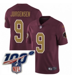 Youth Nike Washington Redskins 9 Sonny Jurgensen Burgundy RedGold Number Alternate 80TH Anniversary Vapor Untouchable Limited Stitched 100th anniversary Ne Youth Nike Washington Redskins 9 Sonny Jurgensen Burgundy RedGold Number Alternate 80TH Anniversary Vapor Untouchable Limited Stitched 100th anniversary Ne