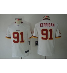 Youth Nike Washington Redskins 91# Kerrigan White Limited Jerseys Youth Nike Washington Redskins 91# Kerrigan White Limited Jerseys