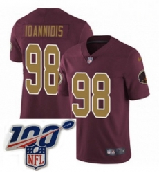 Youth Nike Washington Redskins 98 Matthew Ioannidis Burgundy RedGold Number Alternate 80TH Anniversary Vapor Untouchable Limited Stitched 100th anniversary Youth Nike Washington Redskins 98 Matthew Ioannidis Burgundy RedGold Number Alternate 80TH Anniversary Vapor Untouchable Limited Stitched 100th anniversary
