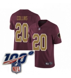 Youth Washington Redskins 20 Landon Collins Burgundy Red Gold Number Alternate 80TH Anniversary Vapor Untouchable Limited Stitched 100th anniversary Neck P Youth Washington Redskins 20 Landon Collins Burgundy Red Gold Number Alternate 80TH Anniversary Vapor Untouchable Limited Stitched 100th anniversary Neck P