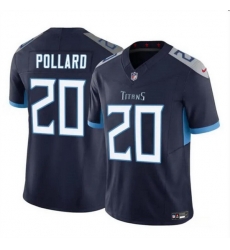 Men Tennessee Titans 20 Tony Pollard Navy 2023 F U S E Vapor Limited Stitched Football Jersey Men Tennessee Titans 20 Tony Pollard Navy 2023 F U S E Vapor Limited Stitched Football Jersey