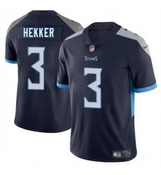Men Tennessee Titans 3 Johnny Hekker Navy 2025 Vapor Untouchable Stitched Jersey