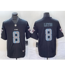 Men Tennessee Titans 8 Will Levis Black 2018 Impact Limited Stitched Jersey Men Tennessee Titans 8 Will Levis Black 2018 Impact Limited Stitched Jersey