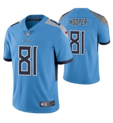 Men Tennessee Titans 81 Austin Hooper Blue Vapor Untouchable Stitched Jersey Men Tennessee Titans 81 Austin Hooper Blue Vapor Untouchable Stitched Jersey