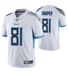 Men Tennessee Titans 81 Austin Hooper White Vapor Untouchable Stitched Jersey Men Tennessee Titans 81 Austin Hooper White Vapor Untouchable Stitched Jersey