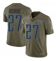 Mens Nike Tennessee Titans 27 Eddie George Limited Olive 2017 Salute to Service NFL Jersey Mens Nike Tennessee Titans 27 Eddie George Limited Olive 2017 Salute to Service NFL Jersey