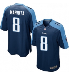 Mens Nike Tennessee Titans 8 Marcus Mariota Game Navy Blue Alternate NFL Jersey Mens Nike Tennessee Titans 8 Marcus Mariota Game Navy Blue Alternate NFL Jersey