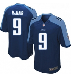 Mens Nike Tennessee Titans 9 Steve McNair Game Navy Blue Alternate NFL Jersey Mens Nike Tennessee Titans 9 Steve McNair Game Navy Blue Alternate NFL Jersey