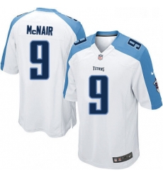 Mens Nike Tennessee Titans 9 Steve McNair Game White NFL Jersey Mens Nike Tennessee Titans 9 Steve McNair Game White NFL Jersey