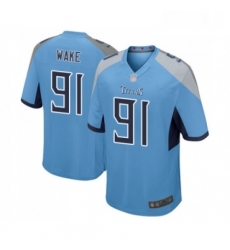 Mens Tennessee Titans 91 Cameron Wake Game Light Blue Alternate Football Jersey Mens Tennessee Titans 91 Cameron Wake Game Light Blue Alternate Football Jersey