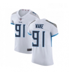 Mens Tennessee Titans 91 Cameron Wake White Vapor Untouchable Elite Player Football Jersey Mens Tennessee Titans 91 Cameron Wake White Vapor Untouchable Elite Player Football Jersey