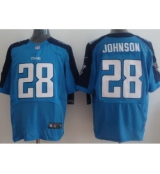 Nike Tennessee Titans 28 Chris Johnson Light Blue Elite Nike NFL Jersey Nike Tennessee Titans 28 Chris Johnson Light Blue Elite Nike NFL Jersey