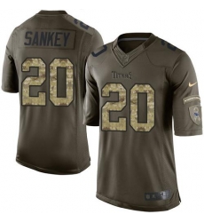 Nike Titans #20 Bishop Sankey Green Mens Stitched NFL Limited Salute to Service Jersey Nike Titans #20 Bishop Sankey Green Mens Stitched NFL Limited Salute to Service Jersey