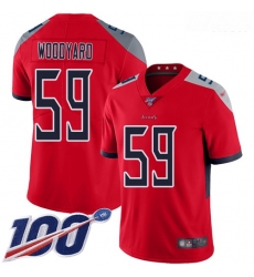 Nike Titans 59 Wesley Woodyard Red Men Stitched Football Limited Inverted Legend 100th Season Jersey Nike Titans 59 Wesley Woodyard Red Men Stitched Football Limited Inverted Legend 100th Season Jersey