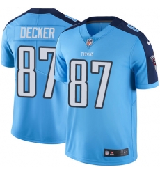Nike Titans #87 Eric Decker Light Blue Mens Stitched NFL Limited Rush Jersey Nike Titans #87 Eric Decker Light Blue Mens Stitched NFL Limited Rush Jersey