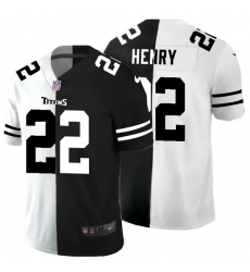 Tennessee Titans 22 Derrick Henry Men Black V White Peace Split Nike Vapor Untouchable Limited NFL Jersey Tennessee Titans 22 Derrick Henry Men Black V White Peace Split Nike Vapor Untouchable Limited NFL Jersey