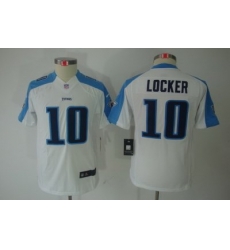 Nike Youth NFL Tennessee Titans #10 Jake Locker White Limited Jerseys Nike Youth NFL Tennessee Titans #10 Jake Locker White Limited Jerseys