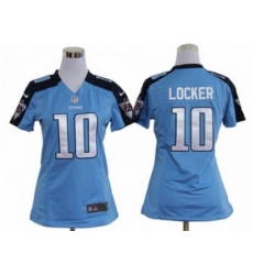 Nike Women NFL Tennessee Titans #10 Jake Locker Blue Jerseys Nike Women NFL Tennessee Titans #10 Jake Locker Blue Jerseys