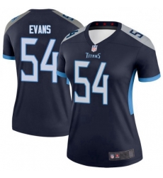 Women Tennessee Titans 54 Rashaan Evans Legend Navy Limited Jersey Women Tennessee Titans 54 Rashaan Evans Legend Navy Limited Jersey