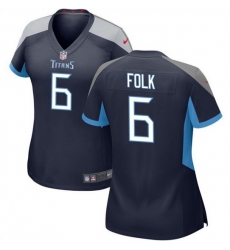 Women Tennessee Titans 6 Nick Folk Navy Stitched Football Jersey Run Small Women Tennessee Titans 6 Nick Folk Navy Stitched Football Jersey Run Small