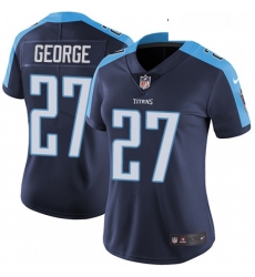 Womens Nike Tennessee Titans 27 Eddie George Navy Blue Alternate Vapor Untouchable Limited Player NFL Jersey Womens Nike Tennessee Titans 27 Eddie George Navy Blue Alternate Vapor Untouchable Limited Player NFL Jersey