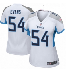 Womens Nike Tennessee Titans 54 Rashaan Evans Game White NFL Jersey Womens Nike Tennessee Titans 54 Rashaan Evans Game White NFL Jersey