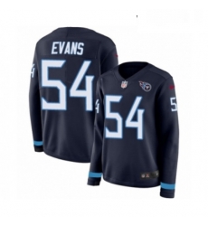 Womens Nike Tennessee Titans 54 Rashaan Evans Limited Navy Blue Therma Long Sleeve NFL Jersey Womens Nike Tennessee Titans 54 Rashaan Evans Limited Navy Blue Therma Long Sleeve NFL Jersey