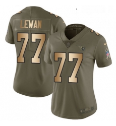 Womens Nike Tennessee Titans 77 Taylor Lewan Limited OliveGold 2017 Salute to Service NFL Jersey Womens Nike Tennessee Titans 77 Taylor Lewan Limited OliveGold 2017 Salute to Service NFL Jersey