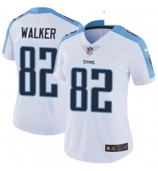 Womens Nike Tennessee Titans 82 Delanie Walker Elite White NFL Jersey Womens Nike Tennessee Titans 82 Delanie Walker Elite White NFL Jersey