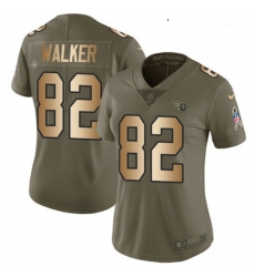 Womens Nike Tennessee Titans 82 Delanie Walker Limited OliveGold 2017 Salute to Service NFL Jersey Womens Nike Tennessee Titans 82 Delanie Walker Limited OliveGold 2017 Salute to Service NFL Jersey