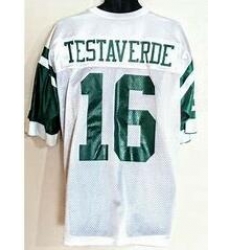 Men Jets 16 Testaverde White Jersey Men Jets 16 Testaverde White Jersey