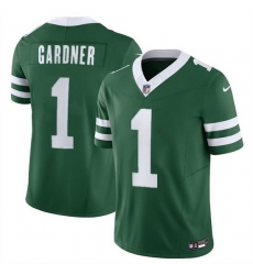 Men New York Jets 1 Sauce Gardner Green 2024 F U S E Vapor Limited Stitched Jersey Men New York Jets 1 Sauce Gardner Green 2024 F U S E Vapor Limited Stitched Jersey