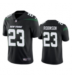 Men New York Jets 23 James Robinson Black Vapor Untouchable Limited Stitched Jersey Men New York Jets 23 James Robinson Black Vapor Untouchable Limited Stitched Jersey