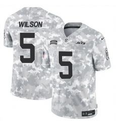 Men New York Jets 5 Garrett Wilson 2024 F U S E Arctic Camo Salute To Service Limited Stitched Football Jersey Men New York Jets 5 Garrett Wilson 2024 F U S E Arctic Camo Salute To Service Limited Stitched Football Jersey