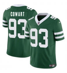 Men New York Jets 93 Byron Cowart Green 2025 F U S E Vapor Untouchable Limited Stitched Jersey Men New York Jets 93 Byron Cowart Green 2025 F U S E Vapor Untouchable Limited Stitched Jersey
