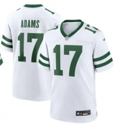 Men New York Jets Davante Adams #17 White F U S E Stitched NFL Jersey Men New York Jets Davante Adams #17 White F U S E Stitched NFL Jersey