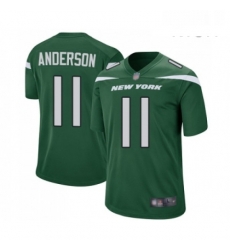 Mens New York Jets 11 Robby Anderson Game Green Team Color Football Jersey Mens New York Jets 11 Robby Anderson Game Green Team Color Football Jersey