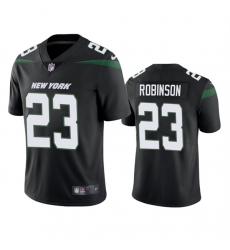 Men's New York Jets #23 James Robinson Black Vapor Untouchable Limited Stitched Jersey Men's New York Jets #23 James Robinson Black Vapor Untouchable Limited Stitched Jersey